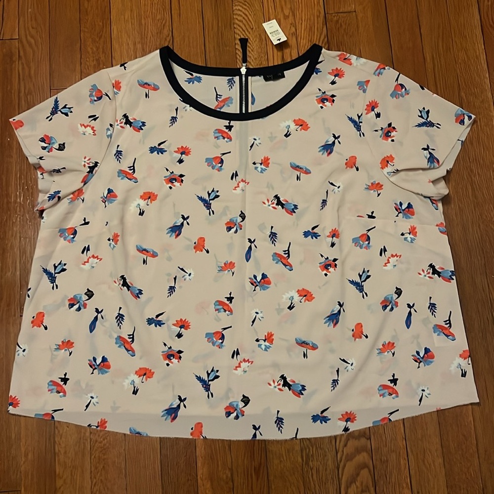 Talbots Floral Top Size 24W